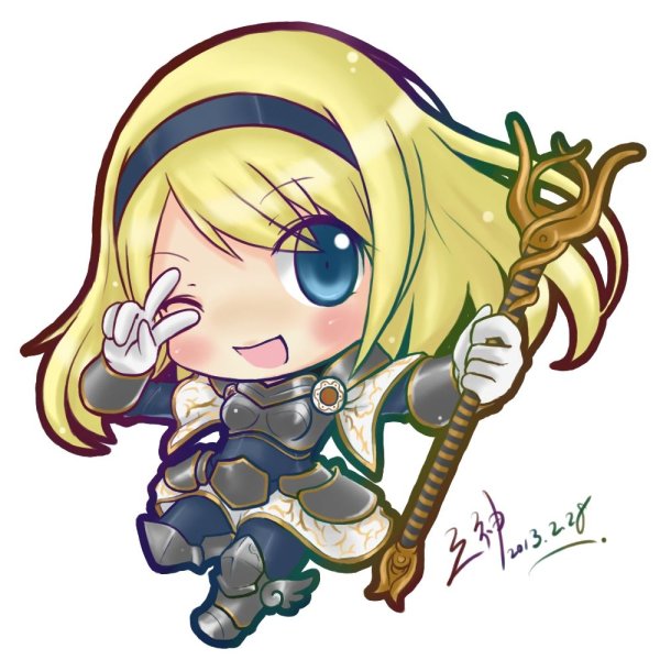 Чиби League of Legends Ashe