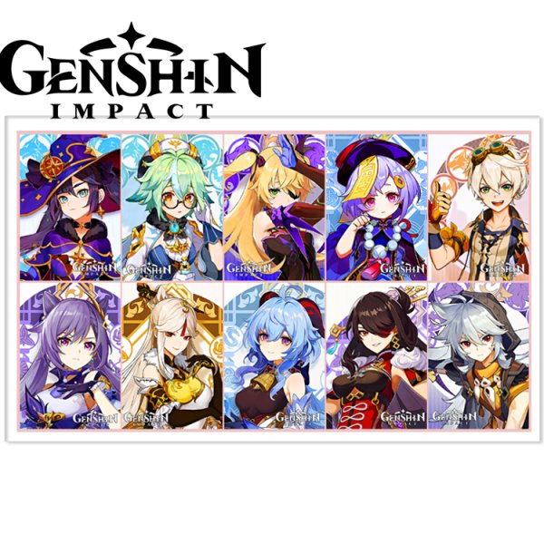 Genshin Impact наклейки