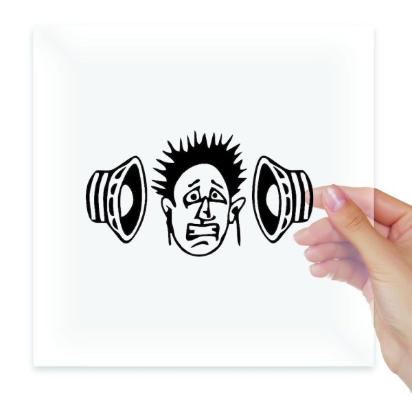 Стикеры чёрно белые