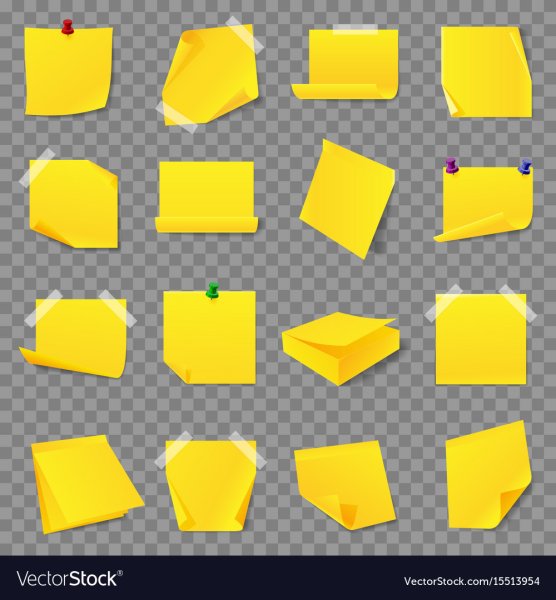 Стикеры для заметок вектор