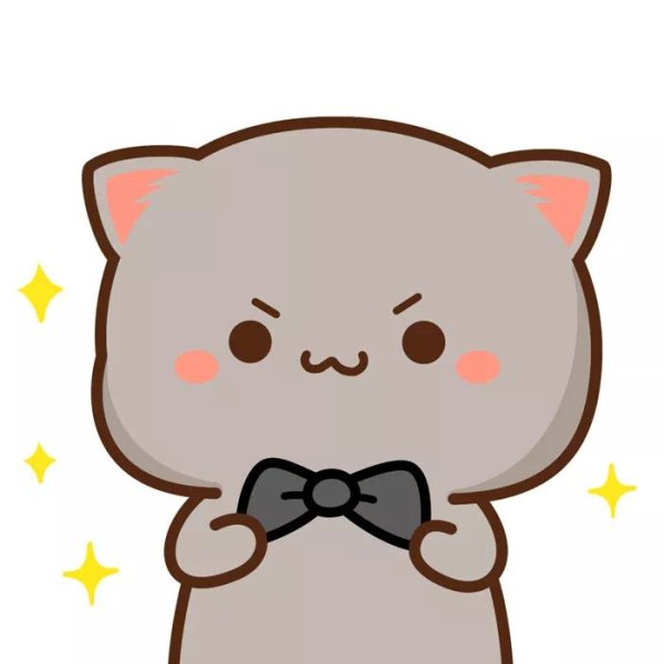 Стикеры Mochi Mochi Peach Cat любовь