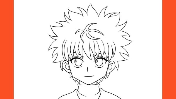 Раскраски аниме Киллуа