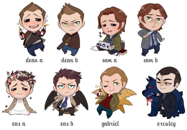 Наклейки сверхъестественное