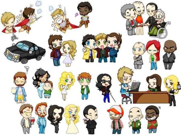 Сверхъестественное Чиби Кроули