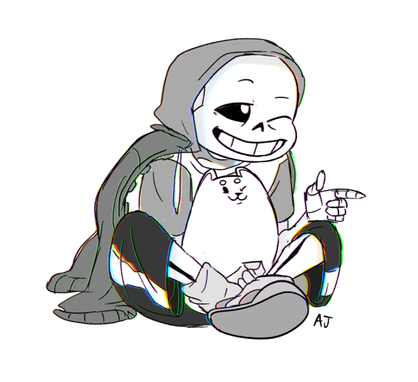 Стикеры андертейл Санс