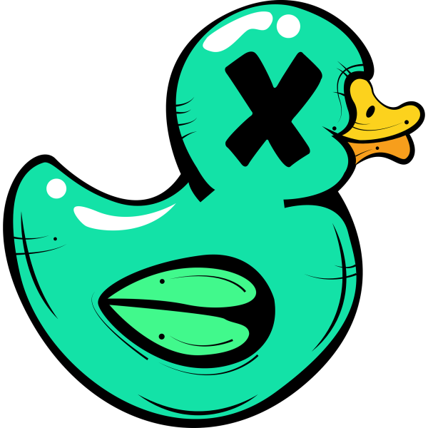 Стикер уточка