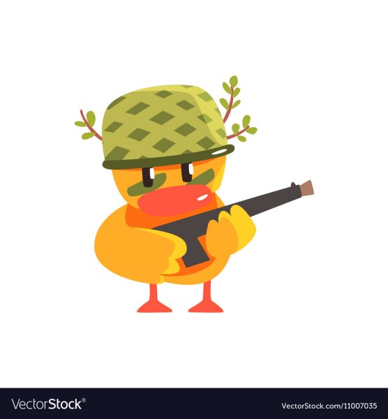 Цыпленок в военной форме