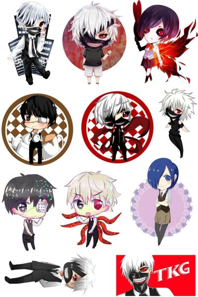 Стикеры Токио гуль