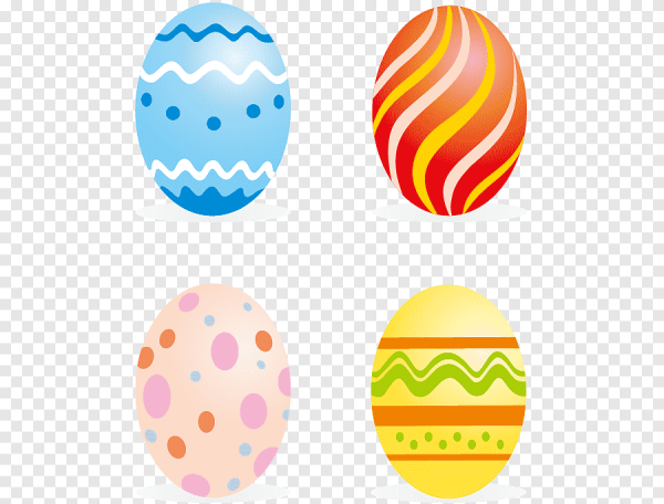 Яички пасхальные разноцветные для детей