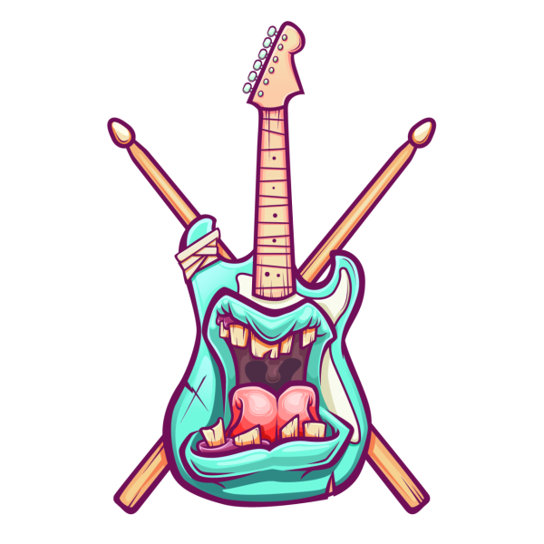 Стикеры для гитары для распечатки