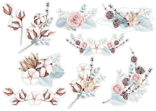 Стикеры с воздушным поцелуем