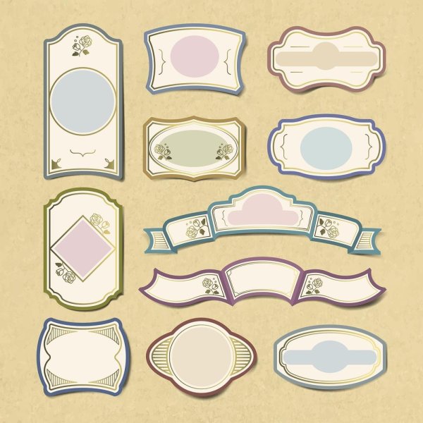 Векторные этикетки