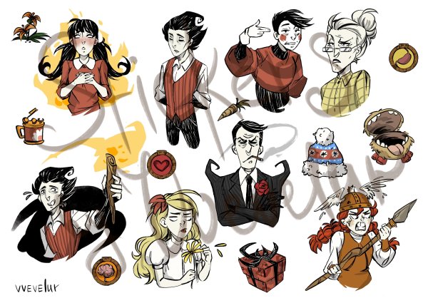 Донт старв Стикеры