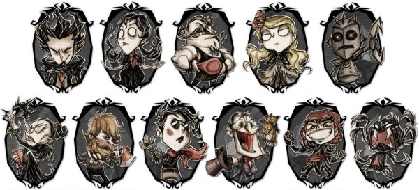 Персонажи из донт старв