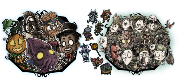 Don't Starve together наборы скинов