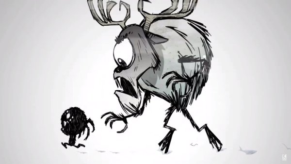 Don't Starve together Веббер арт