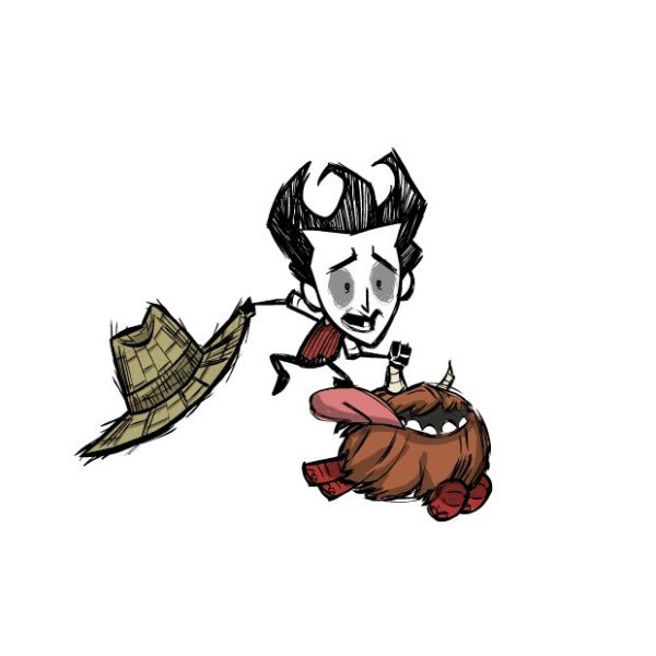 Don't Starve together арт Вилсон