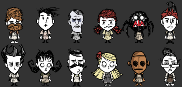 Персонажи из донт старва