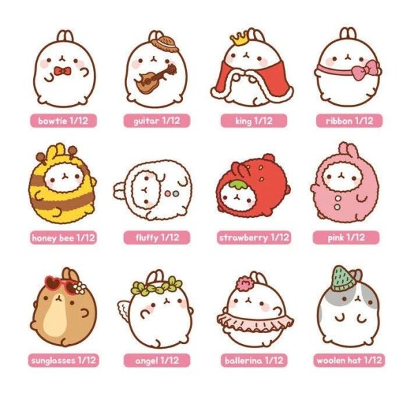 Идеи для наклеек с Молангом