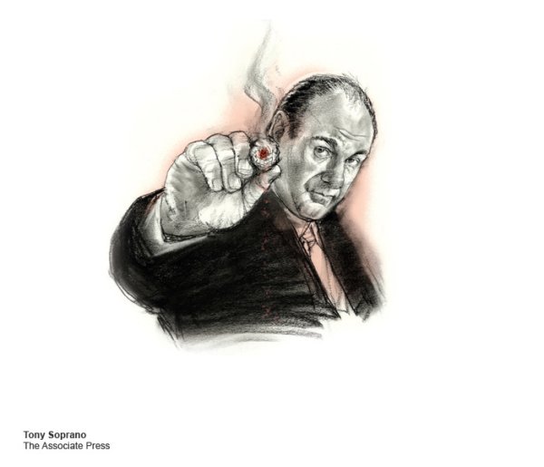 Тони сопрано в кресле