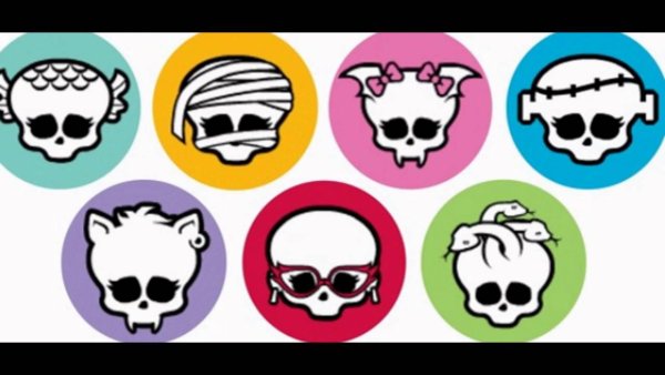 Монстр Хай значки монстров