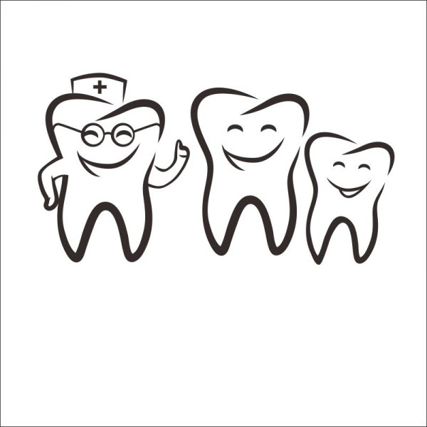 Наклейки на зубы