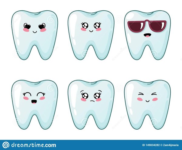 Зубик с глазками