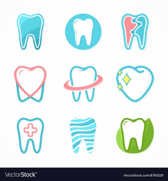 Наклейка зуб стоматология