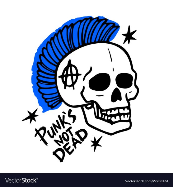 Череп с ирокезом