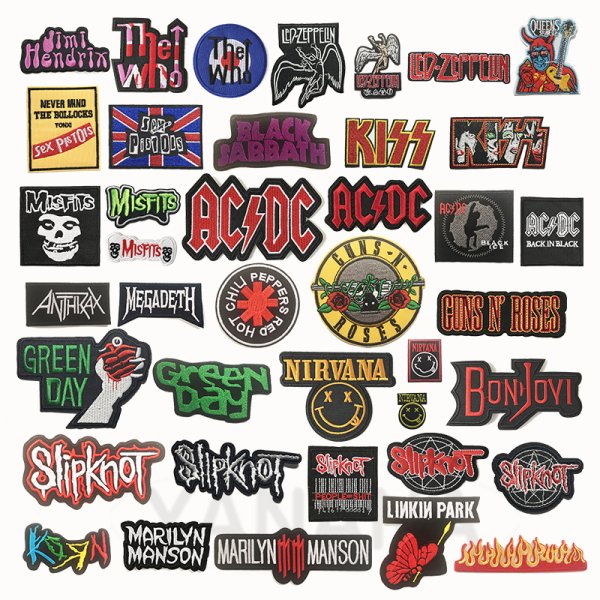 Наклейки в стиле рок