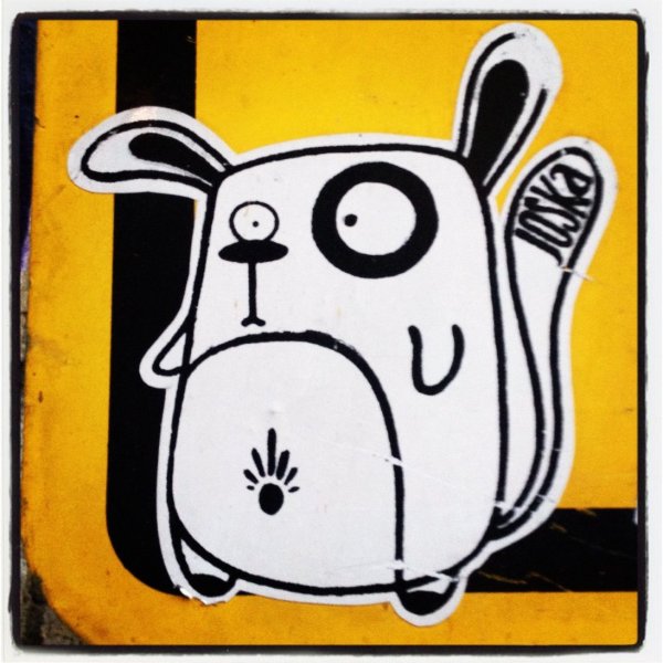 Стрит арт наклейки