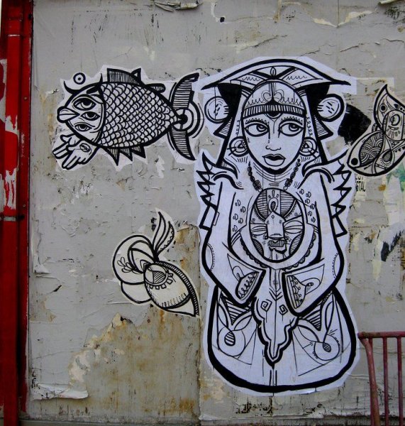 Стикеры уличное искусство