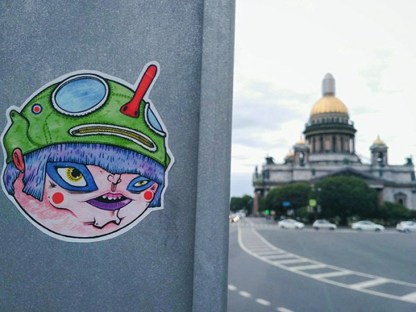 Наклейки для стрит арта