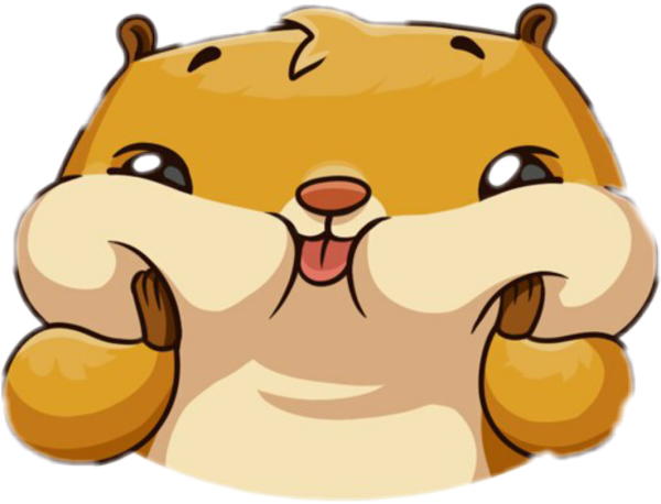 Хомяк стикер