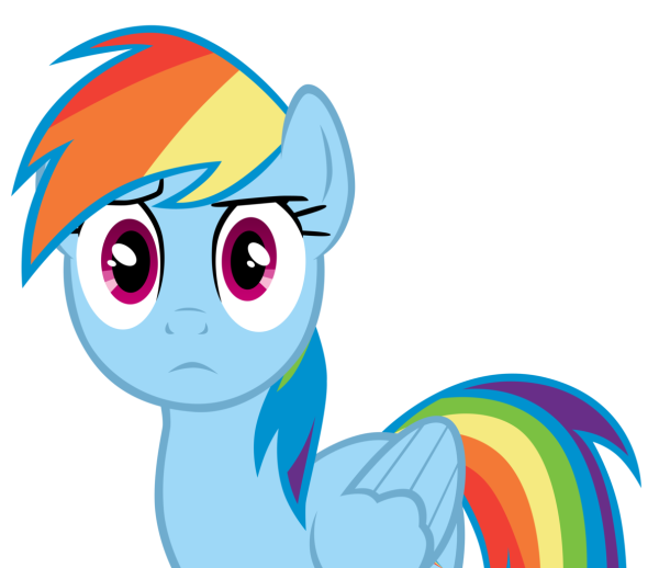 Белая Рейнбоу Дэш