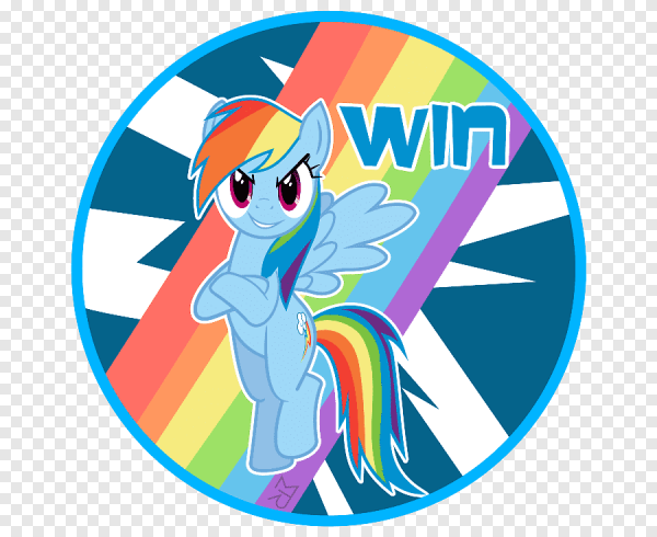 Пони Радуга в круге