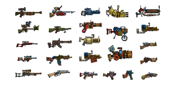 Оружие из игры Bullet Echo