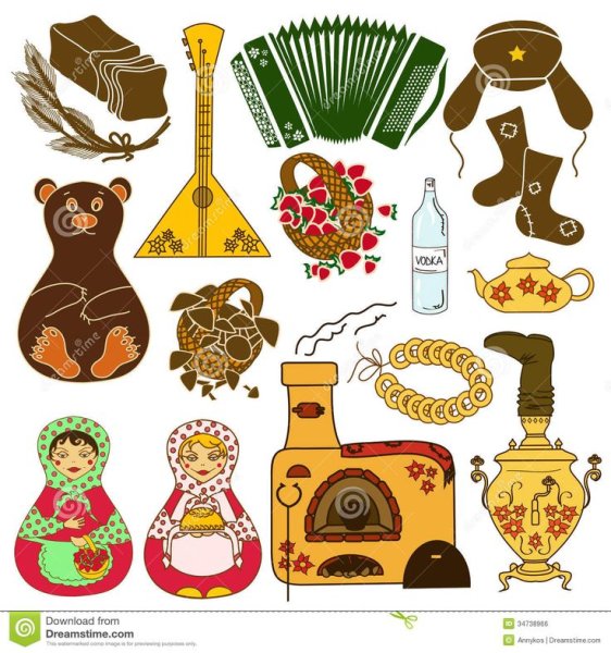 Русские атрибуты