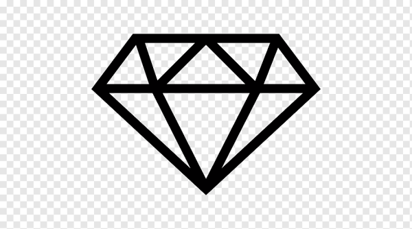 Алмаз силуэт
