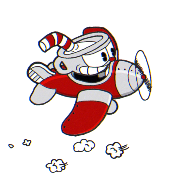 Cuphead самолетик