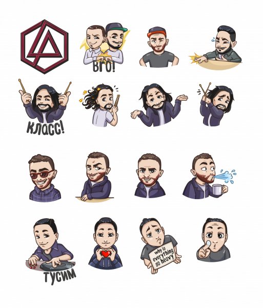 Стикеры Linkin Park
