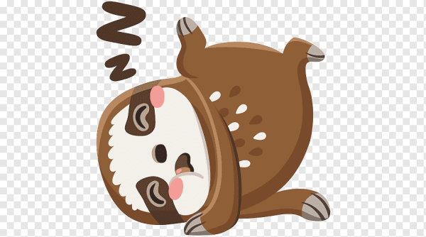 Сонный стикер