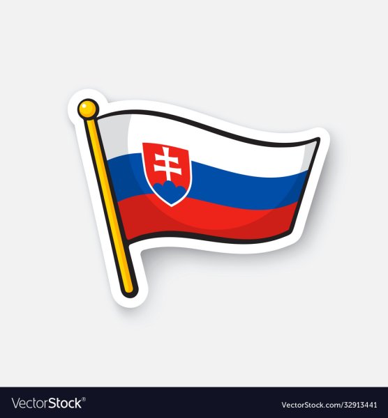 Наклейка флаг (средний)