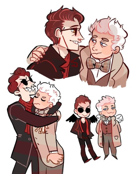 Кроули благие знамения арт