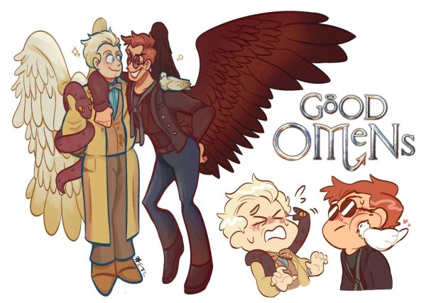 Благие знамения книжный Кроули