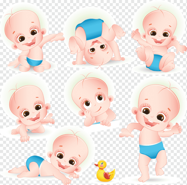 Довольный пупс