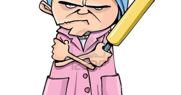 Бабушка со скалкой