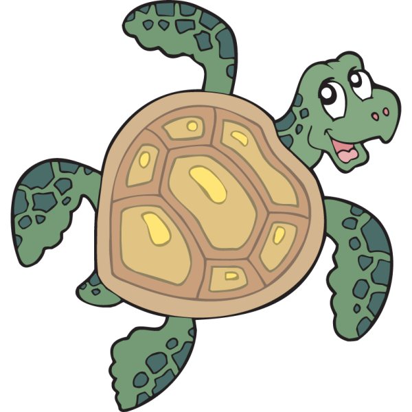 Наклейка черепаха