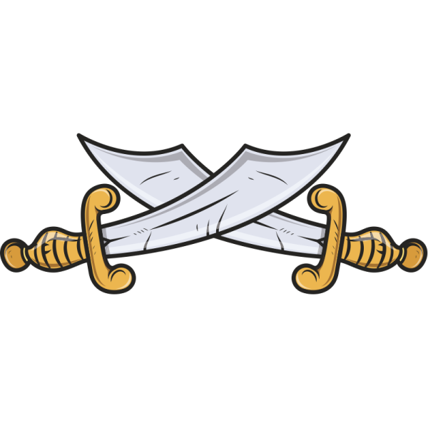 Скрещенные мечи пиратские