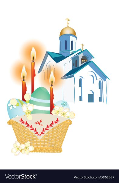 Силуэты православных храмов